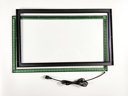15 inch 10 touch  points multi touch Infrared Touch Screen Panel with glass usb
