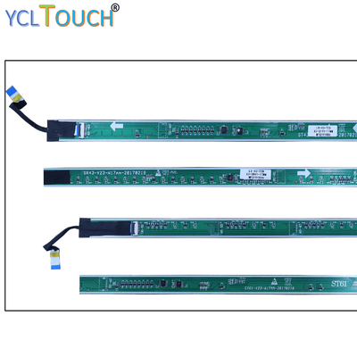 Finger Touch Screen Components PCBA Module Army Green Size Customized